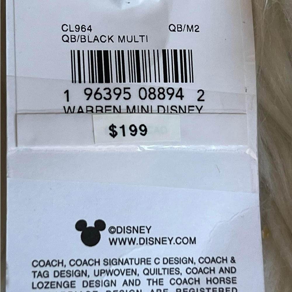CL964 - Disney X Coach Warren Mini Belt Bag in Holiday Print - Picture 12 of 14